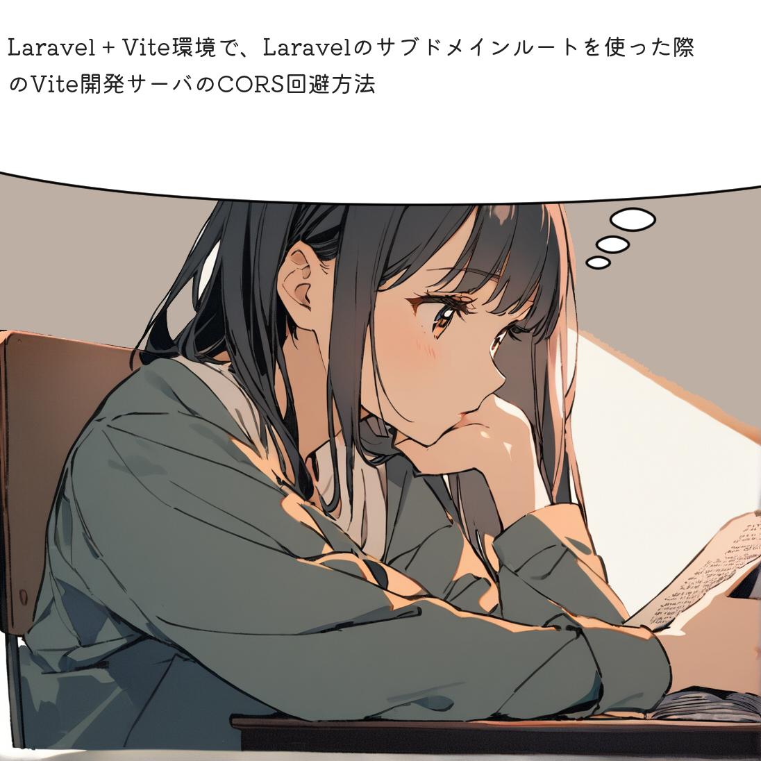 Laravel + Vite環境で、Laravelのサブドメインルートを使った際のVite開発サーバのCORS回避方法
