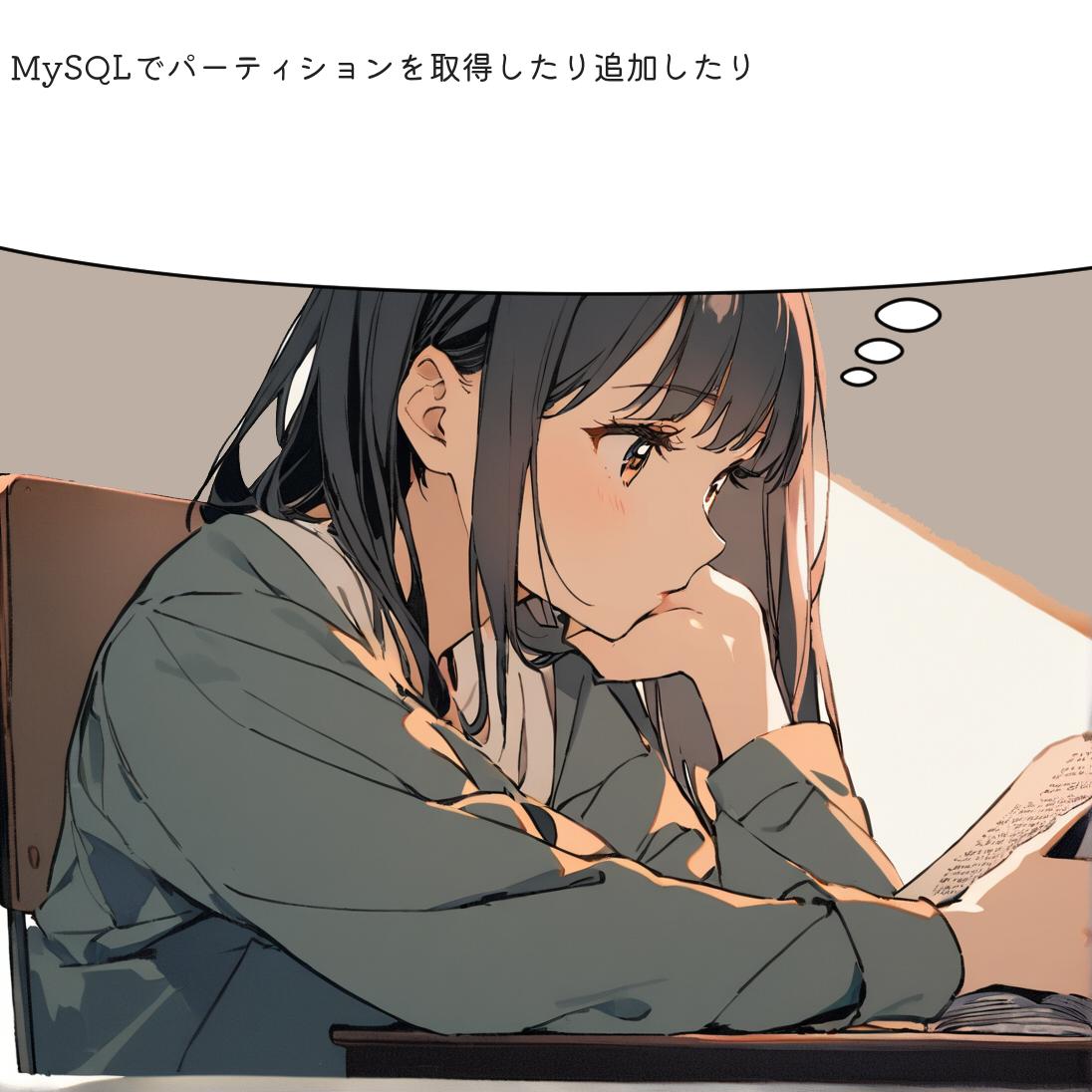 MySQLでパーティションを取得したり追加したり